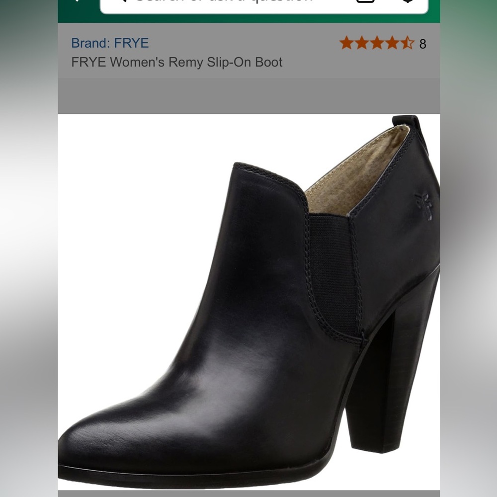 Frye Women’s Remy Black Slip-On Ankle Boot 11M